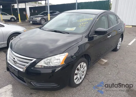 2013 Nissan Sentra S z USA, uszkodzony, nr VIN 3N1AB7AP5DL617456